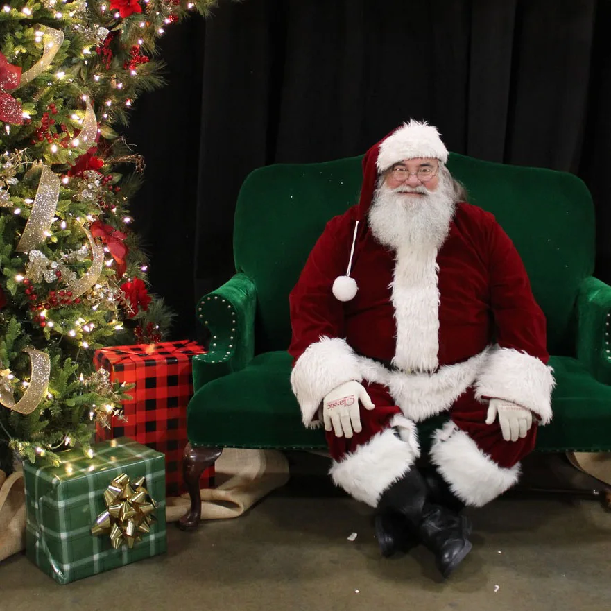 christmas connection santa at gift drive