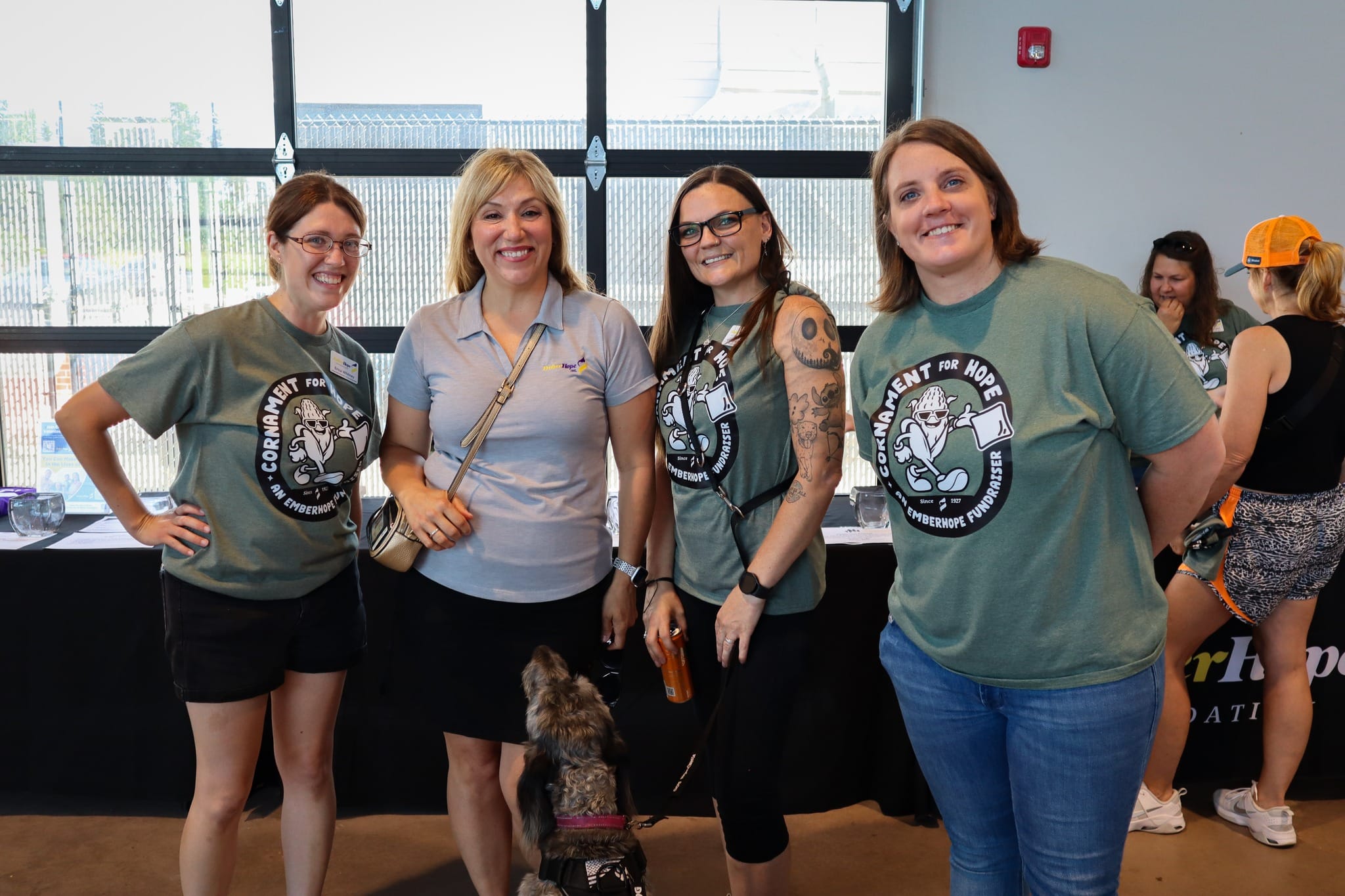 Erica Whitney, Nickaila Sandate, Victoria Arnce, and Charissa Wall attend the Cornament for Hope