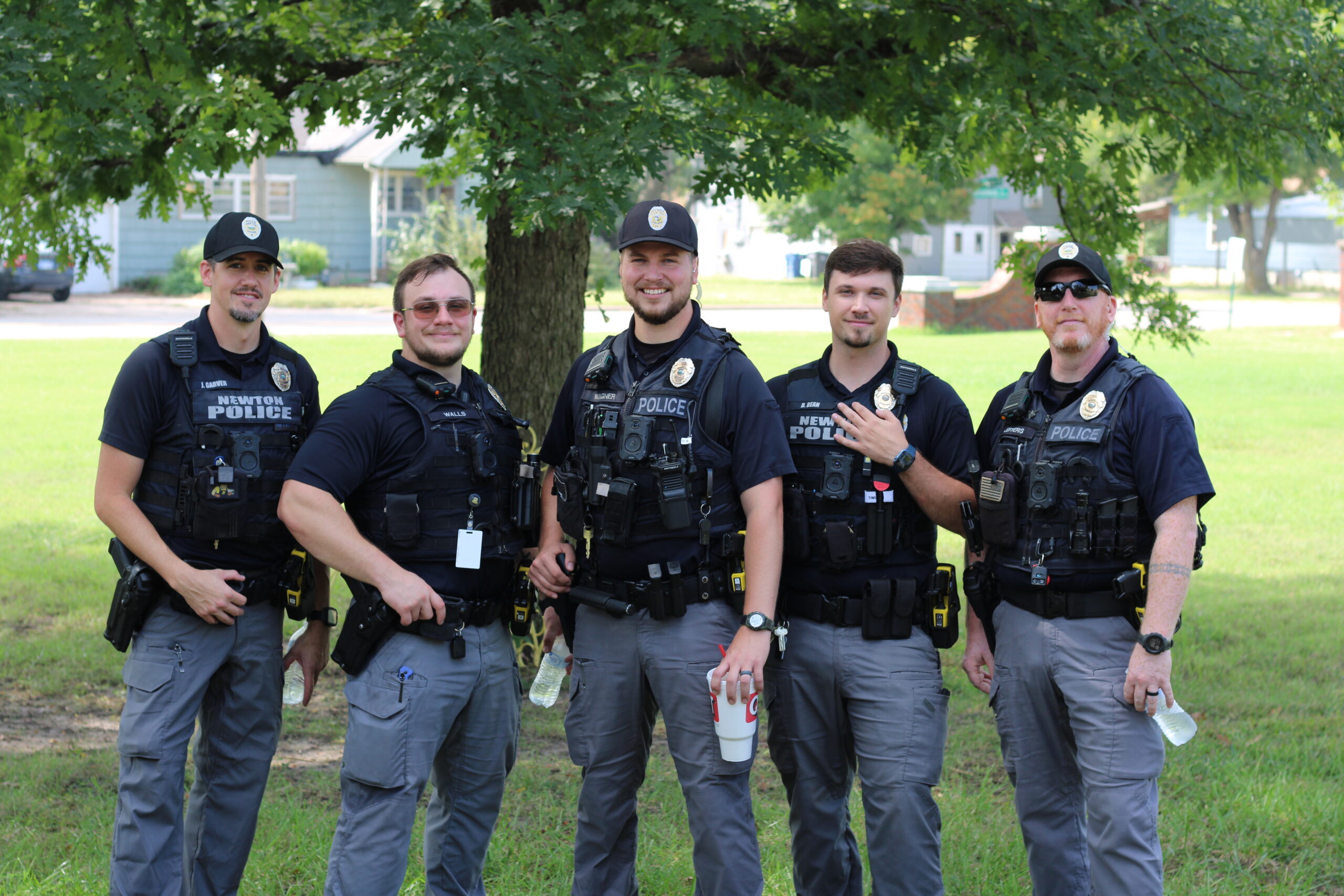 Newton PD at the 2025 Fall Bash in Newton