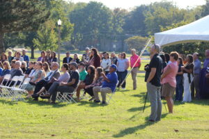 EmberHope staff, community members, donors, and more gather for the groundbreaking